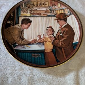 Knowles 'A Time to Keep' Limited Edition Plate Norman Rockwell